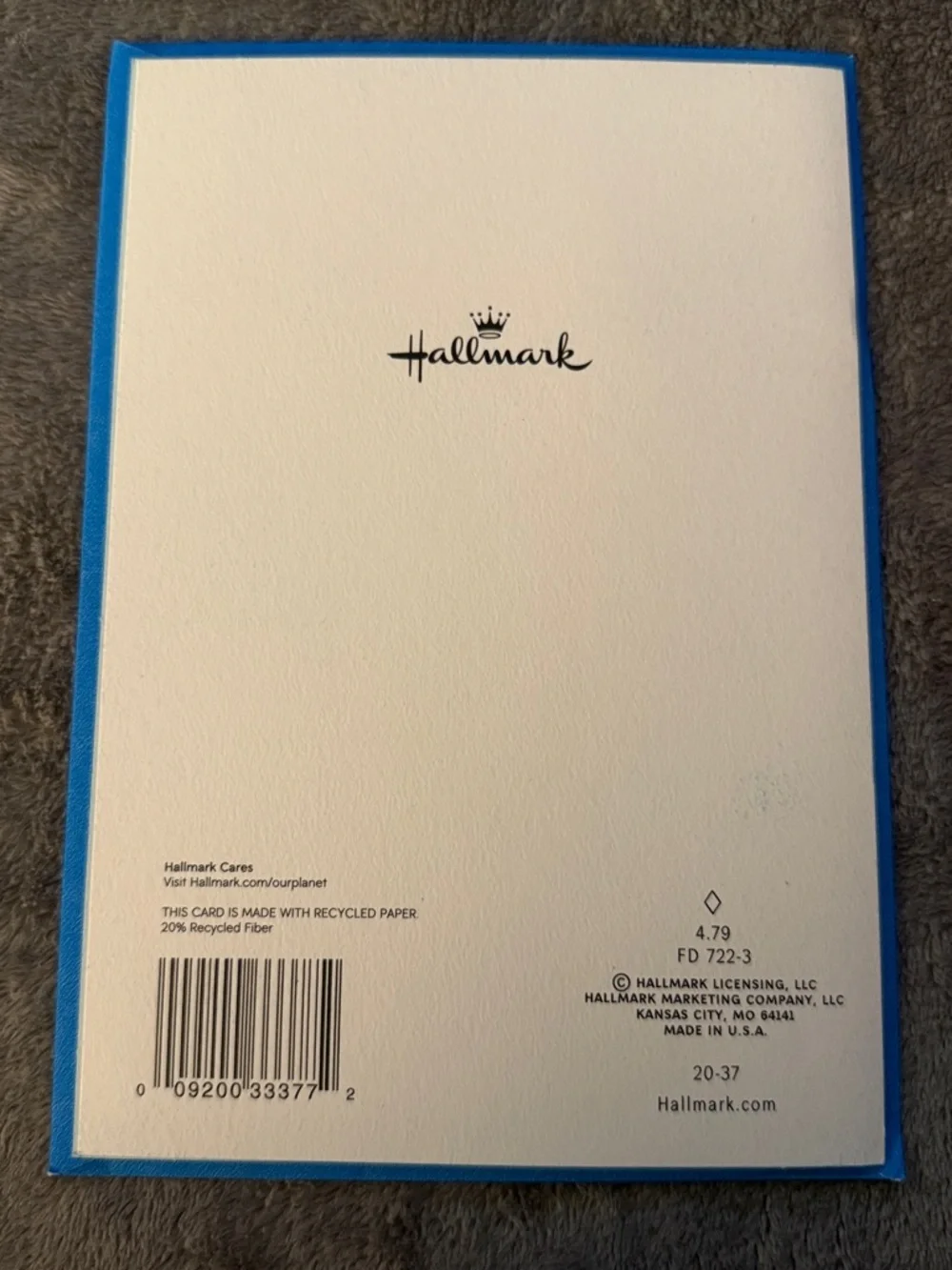 Hallmark brand new